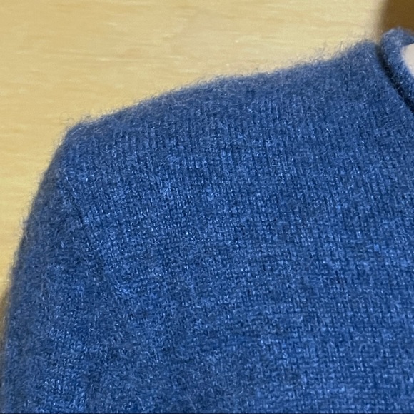 Blue Cashmere Petite Cardigan - Picture 5 of 10